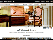 Tablet Screenshot of jjwhotels.com